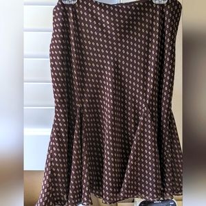 CHAPS BEAUTIFUL LINED A- LINE FLARED SKIRT